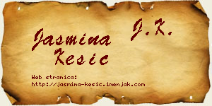 Jasmina Kesić vizit kartica